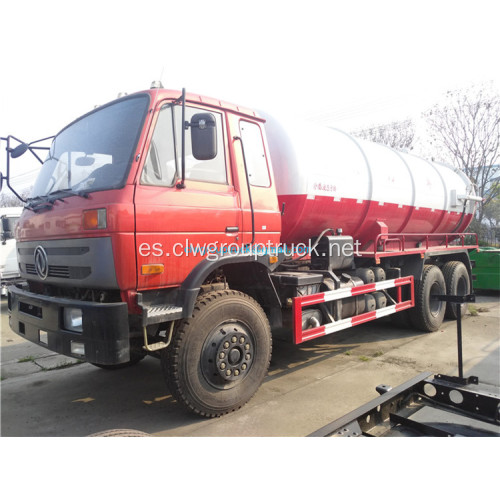 DFAC 6x4driven Camión cisterna de succión de aguas residuales de vacío pequeño